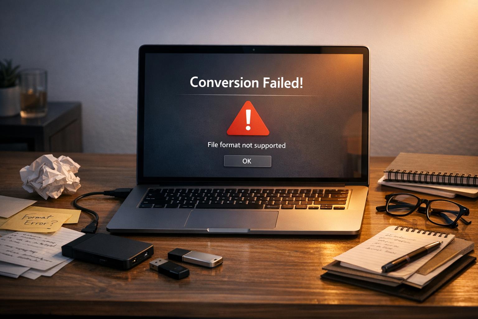 Why Your Files Won't Convert: Common Problems Solved