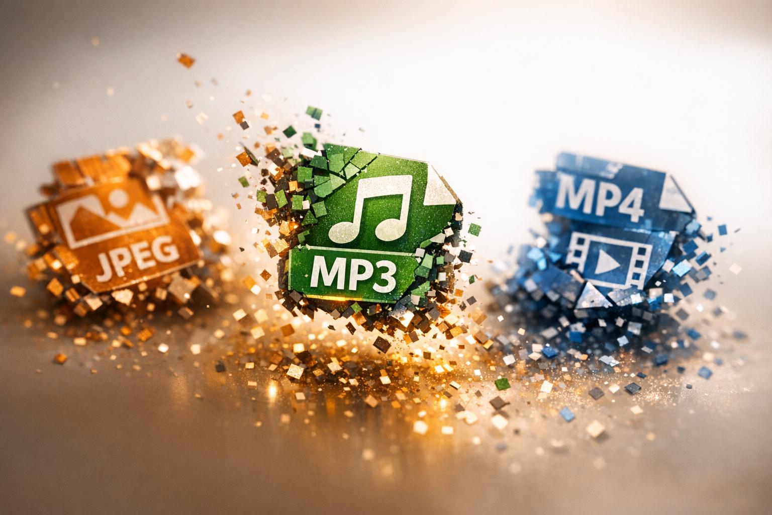 MP3, JPEG, MP4: Lossy Formats You Use Daily